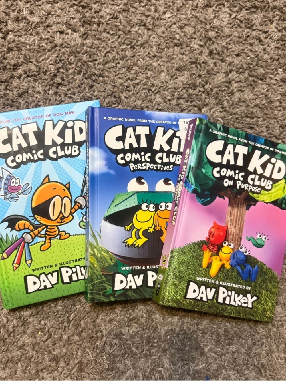 Cat Kid Comic Club hardcover books bundle